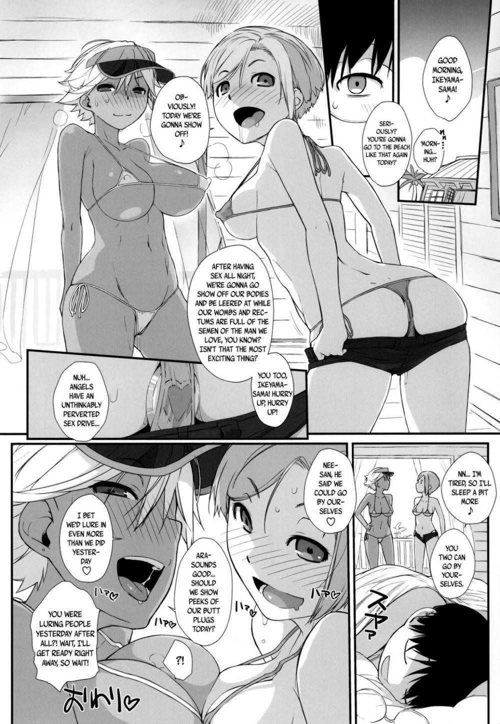 Hentai Manga Comic-2ANGELS SUMMER SEX!-Read-19